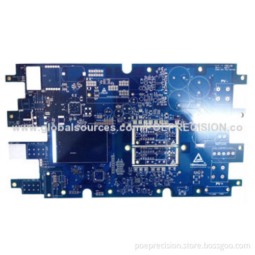 4-layer HASL Lead Free Solar Power PCB Circuit Board, Made of FR4